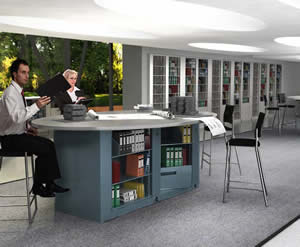 Aurora Times-2 Rotary Collaboration Tables, Spinning Rotary Cabinet, Pass-Through Storage, Weapons Storage Cabinet, Rotating Cabinet, Speed Files
