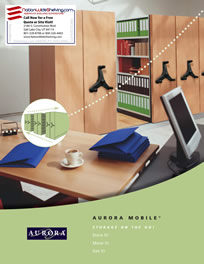 Aurora Shelving Products Mobile Storage On The Go! Brochure