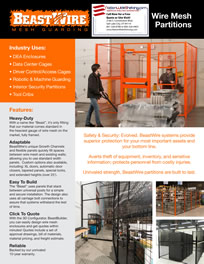 SpaceGuard BeastWire
Wire Mesh Partitions Brochure
