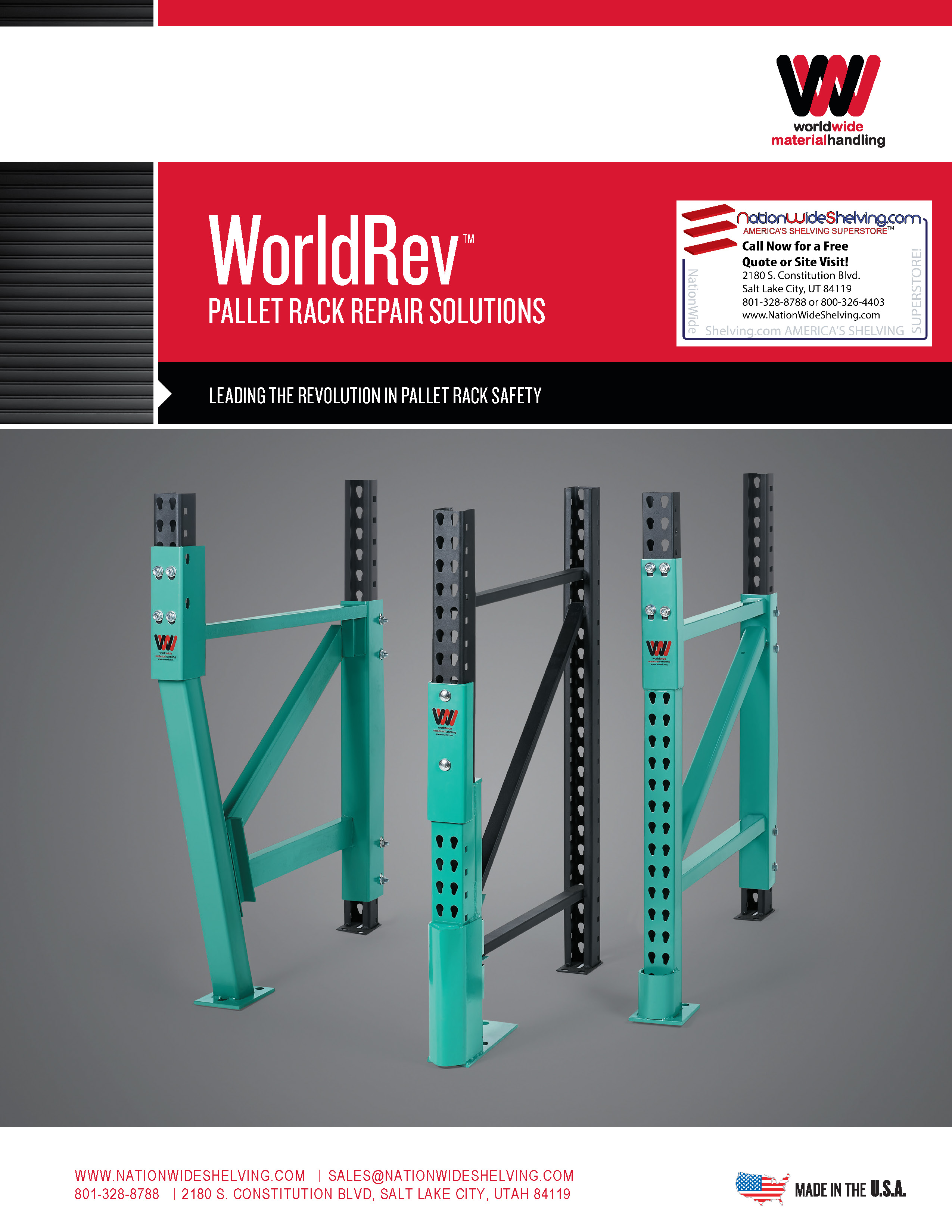 World Rev Pallet Rack Repair Brochure