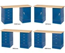 COMBINATION CABINET AND DRAWER WORK BENCHES