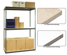 Heavy Duty Low Profile Boltless Shelving with 3 Shelves