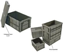 HEAVY-DUTY COLLAPSIBLE PLASTIC DRAWER BOX CONTAINERS

