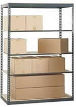 Boltless shelving is a simple storage shelf. High quality, durable, and industrial grade weight compacity. 